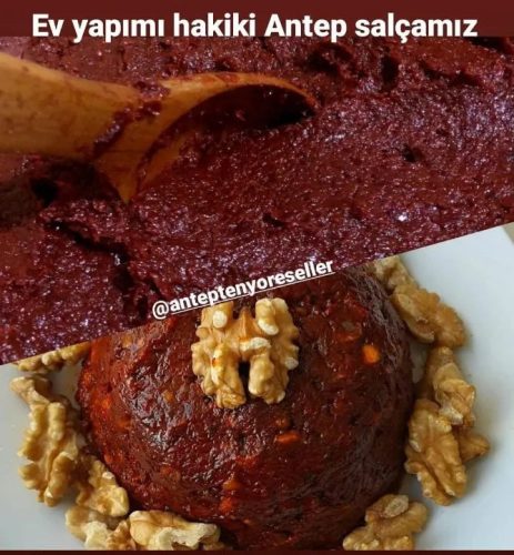 Antep Hete Peperpasta (Nieuwe oogst, Huisgemaakt, Natuurlijk, Zonder additieven) kg