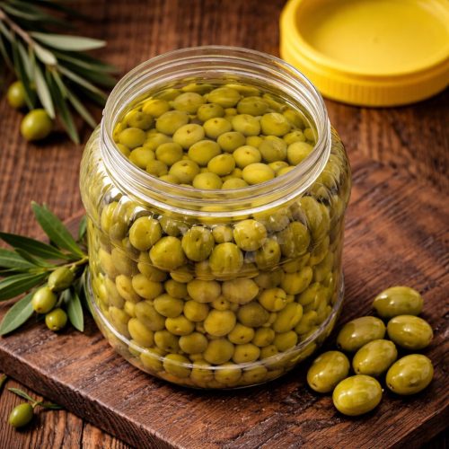 Hatay Halhali Yesil zeytin 1 kg