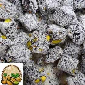   Dubbel geroosterd Turks fruit met verse pistachenoten en cacao 500 gr